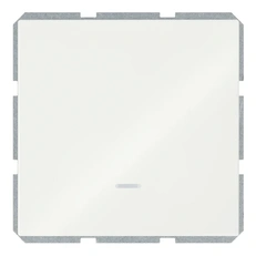 Изображение Выключатель 1-клавишный проходной с подсветкой Jasmart серия FD, сахара